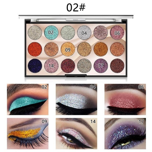 MISS ROSE Brand 180color Eyeshadow Palette Matte Nude Shimmer Long Lasting Eye Shadow Palette With Brush Eyebrow Powder Image 7