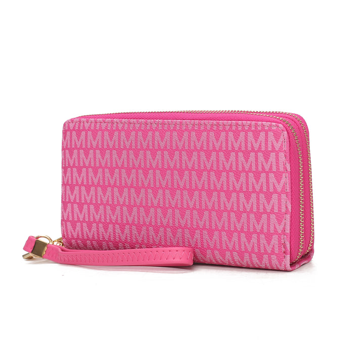 MKF Collection Noemy Handbag Multi-Compartments M Signature Wristlet -Wallet by Mia K. Image 11