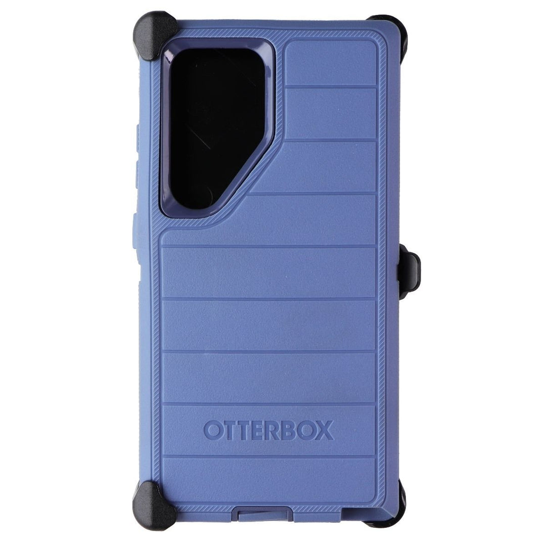 OtterBox Defender Pro Case and Holster for Galaxy S24 Ultra - Baby Blue Jeans Image 2