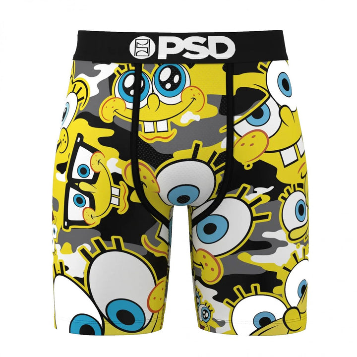 SpongeBob SquarePants Face Camo PSD Boxer Briefs Image 2