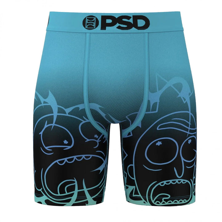 Rick and Morty Aqua PSD Boxer Briefs Image 2