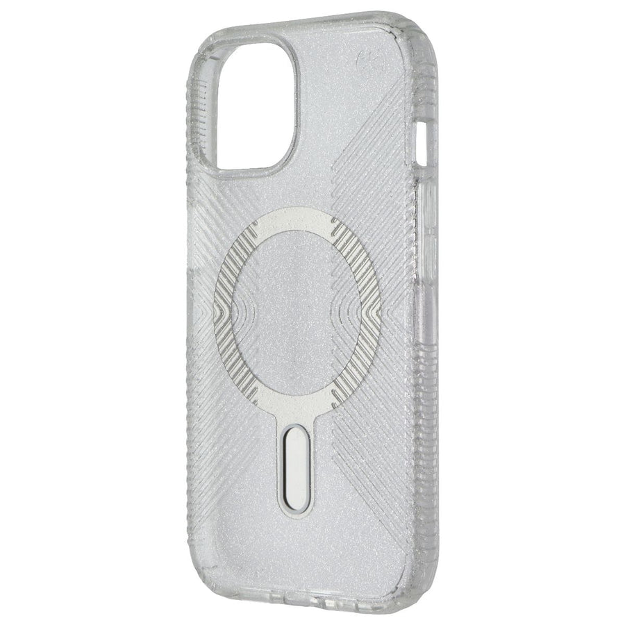 Speck Presidio Lux Grip for MagSafe for iPhone 15/14/13 - Clear Glitter Image 1