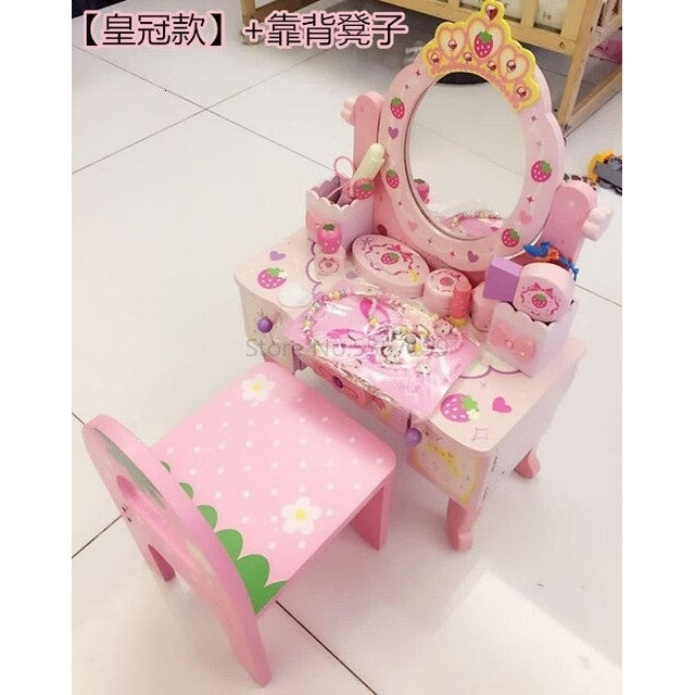 Girls over home childrens dresser toy set simulation baby makeup toy makeup box birthday gift Image 4