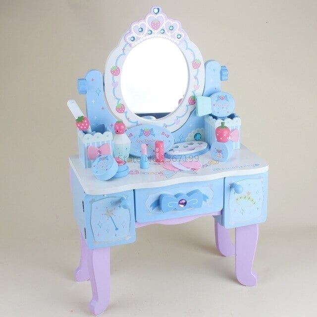 Girls over home childrens dresser toy set simulation baby makeup toy makeup box birthday gift Image 7