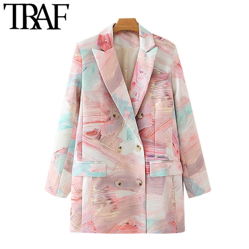 Tangada fashion women purple blazer long sleeve korea style female blazer office ladies arrival autumn outwear SL404 Image 1