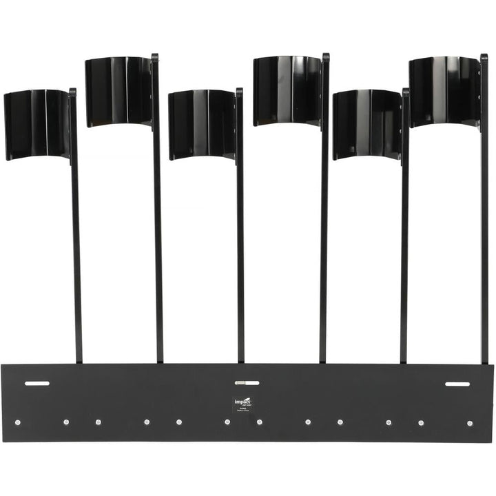 Impact Seamless Paper Rack Magnetic Organizer for 6 Rolls Black 9 Aluminum Image 3