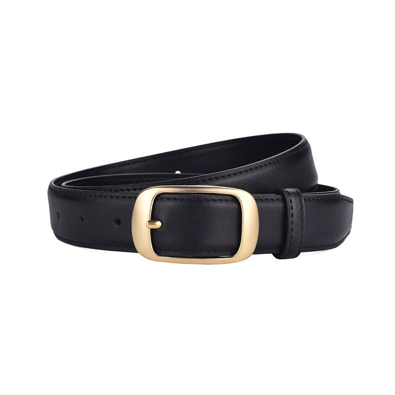 Fashion Women Simple Leather Belt Image 4