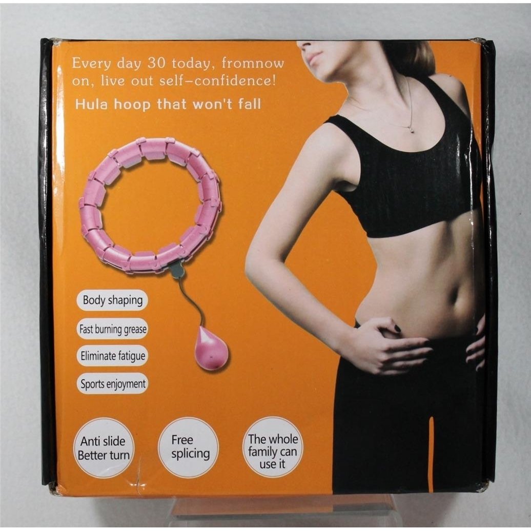 Weighted Hula Hoop for Adults - Excercise Hoop - Hoop That Wont Fall - Image 1