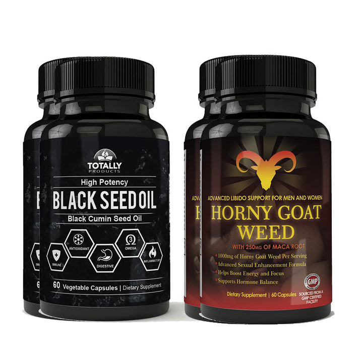 Black Seed Oil and Horny Goat Weed Combo Pack Image 2