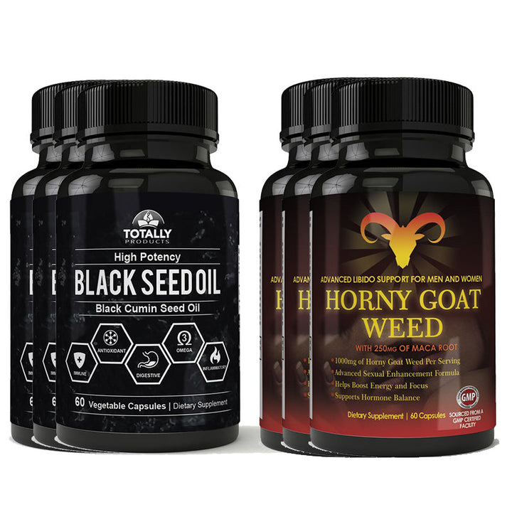 Black Seed Oil and Horny Goat Weed Combo Pack Image 3