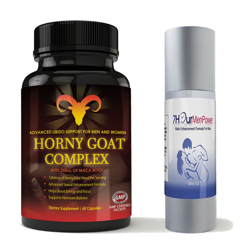 Horny Goat Complex and 7Hour Men Power Combo Pack Image 1