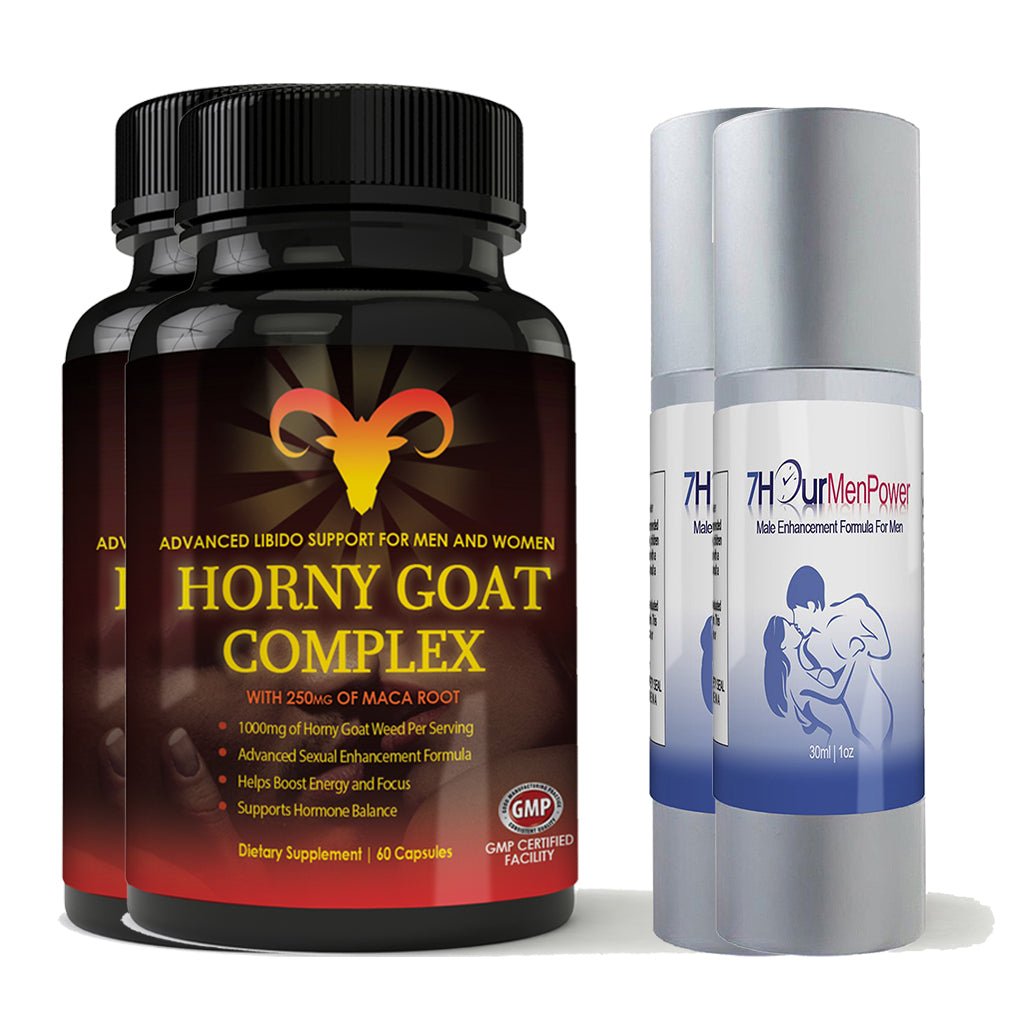 Horny Goat Complex and 7Hour Men Power Combo Pack Image 2