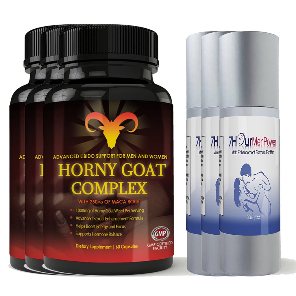 Horny Goat Complex and 7Hour Men Power Combo Pack Image 3