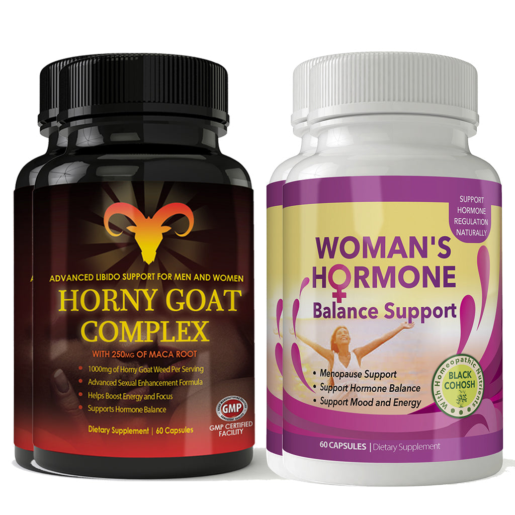 Horny Goat Complex and Womans Hormone Support Combo Pack Image 2