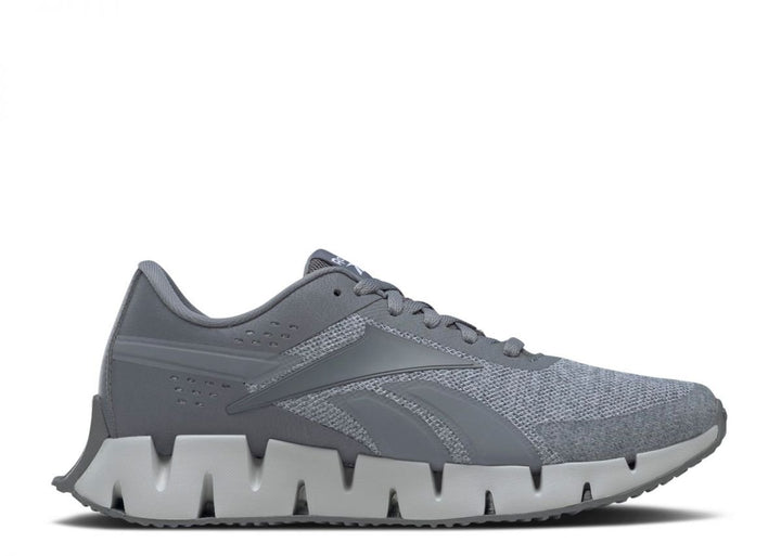 Reebok Mens Zig Dynamica 2.0 Running Shoes Pure Grey3 HQ5896 Lightweight Cushioned Image 2