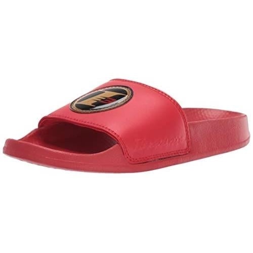 Reebok Mens Classic Slide Reebok Red/Reebok Brass/Black/White - CN6738 i3- RBK RED/ RBK BRASS/ BLK/ WHITE Image 1