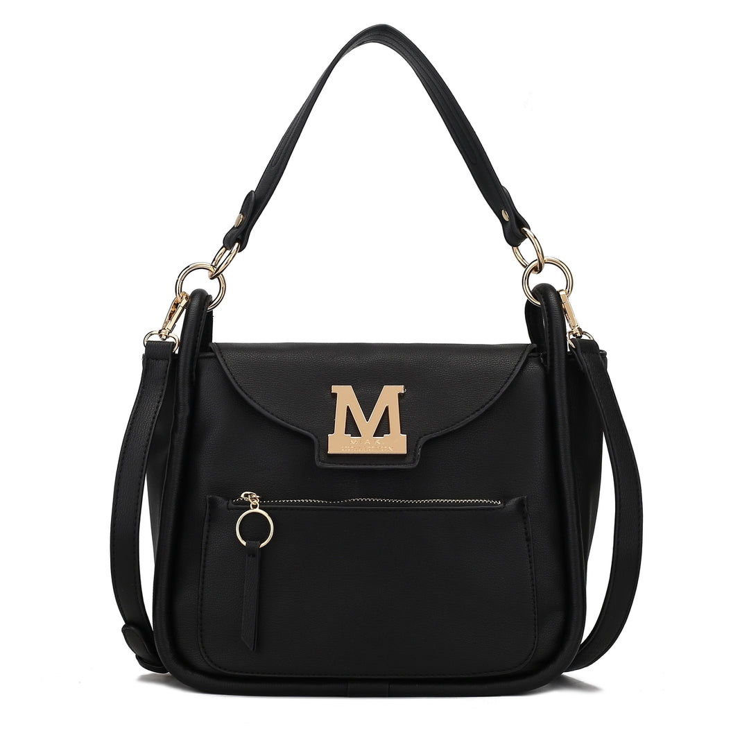 MKFCollection Chloy Shoulder bag - Vegan Leather Designer Handbag Image 2