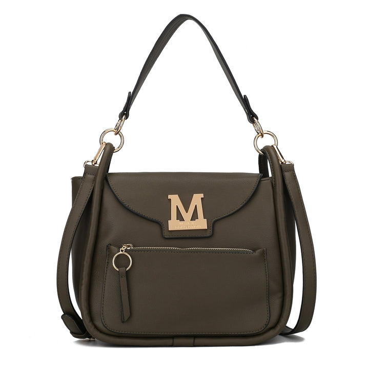 MKFCollection Chloy Shoulder bag - Vegan Leather Designer Handbag Image 7