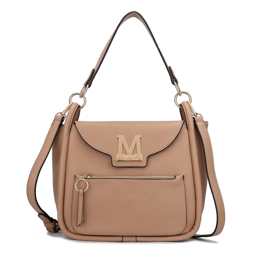 MKFCollection Chloy Shoulder bag - Vegan Leather Designer Handbag Image 9