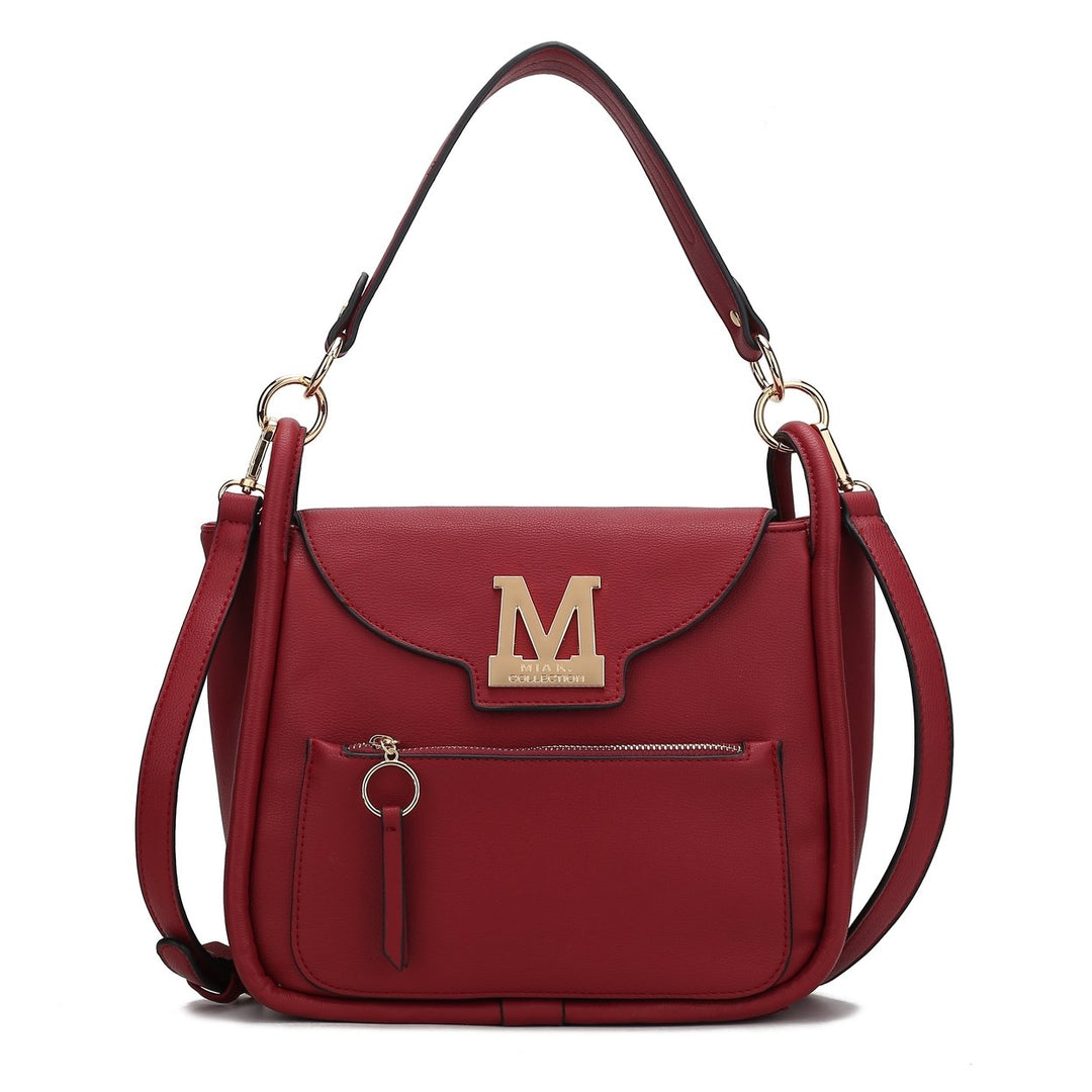 MKFCollection Chloy Shoulder bag - Vegan Leather Designer Handbag Image 10