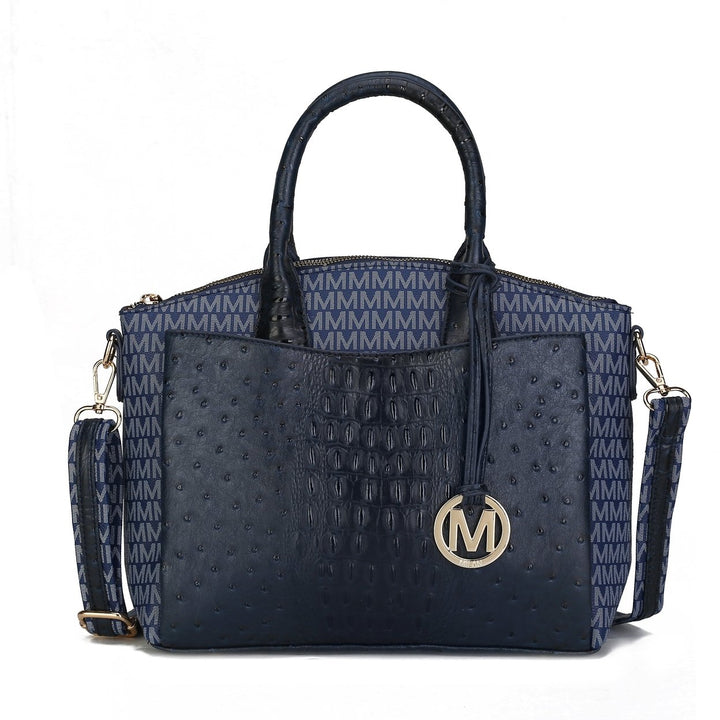 MKFCollection Collins Signature Shoulder Bag - Vegan Leather Designer Handbag Image 6