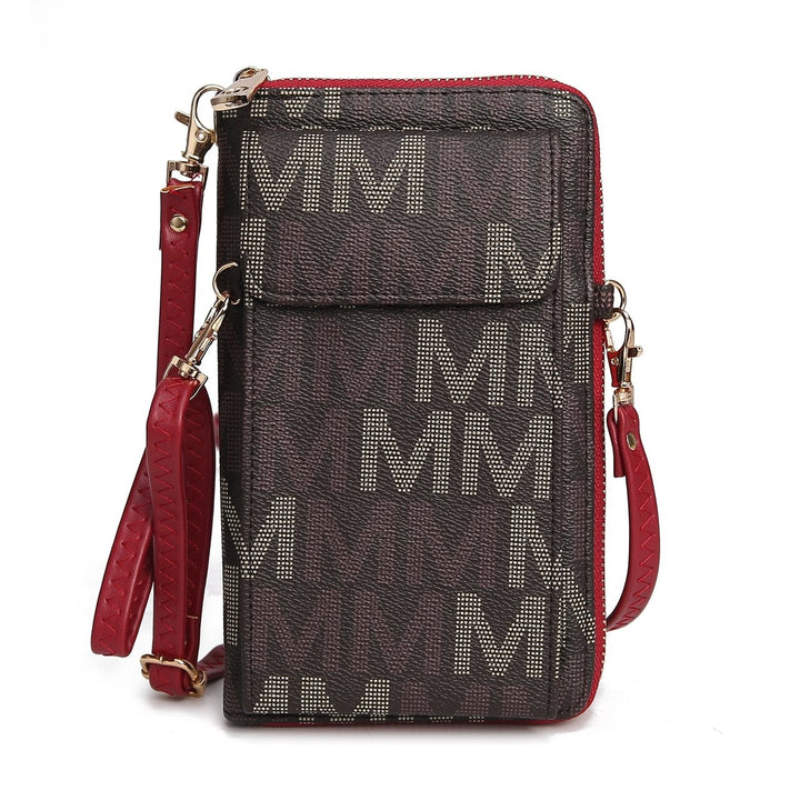 MKFCollection Cossetta Phone Crossbody - Vegan Leather Designer Handbag Image 2