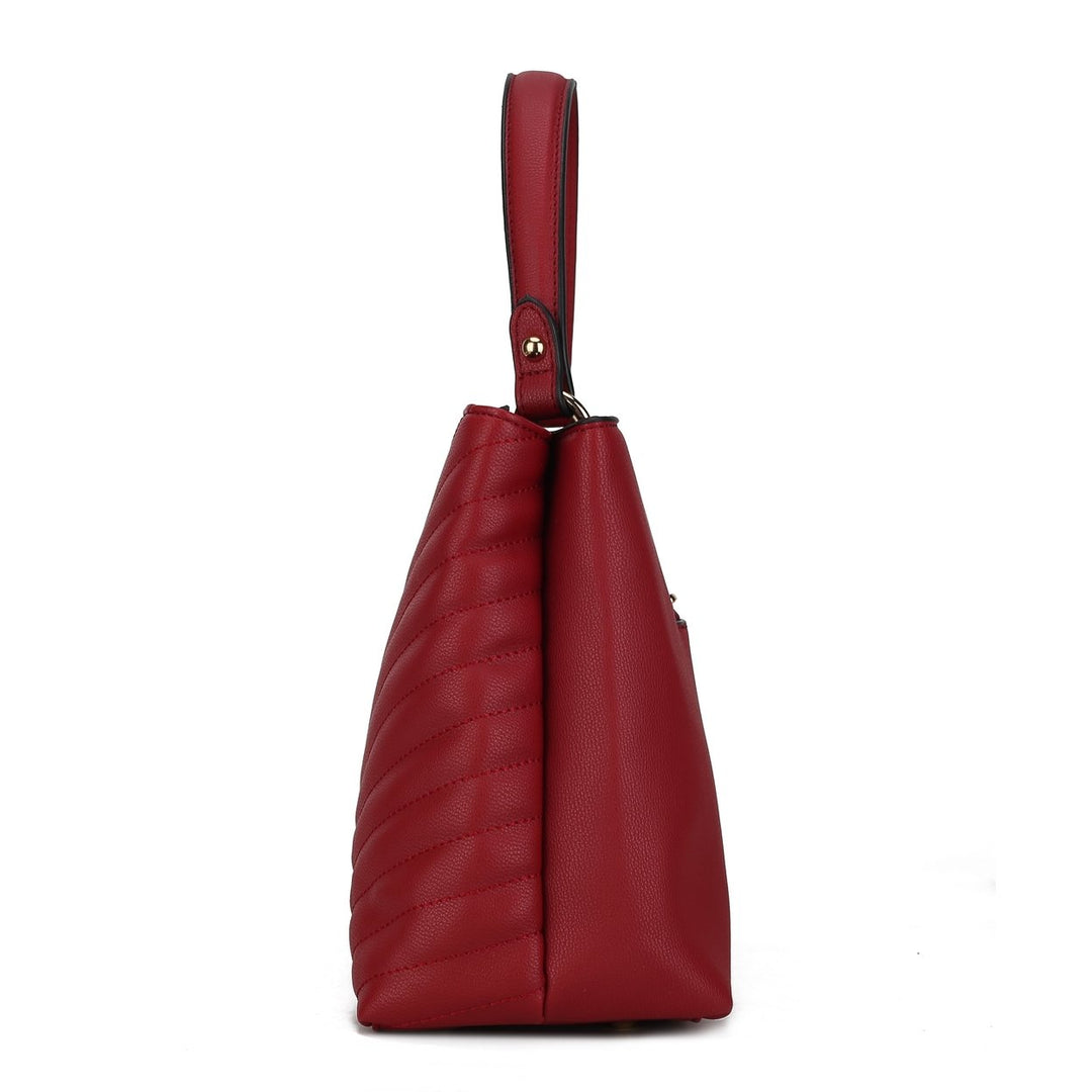 MKFCollection Dakota Shoulder Bag - Vegan Leather Designer Handbag Image 4