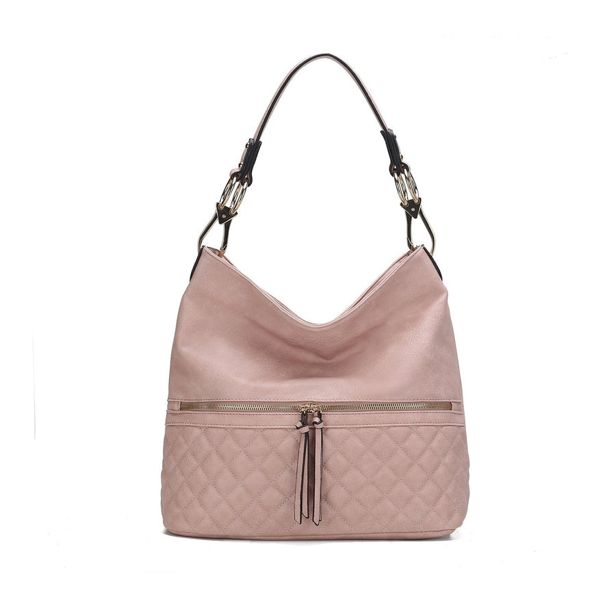 MKFCollection Dalila Shoulder Bag - Vegan Leather Designer Handbag Image 1