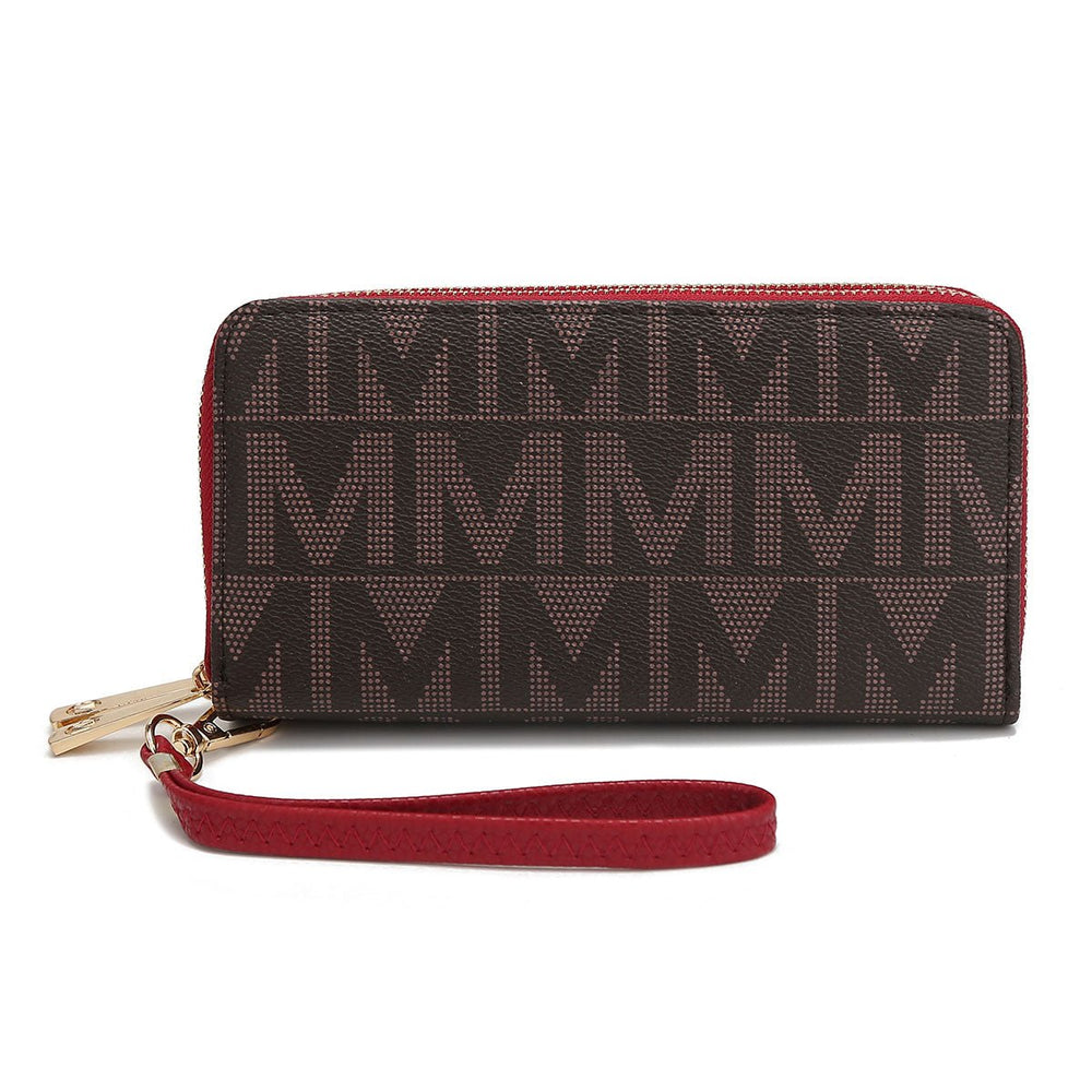 MKFCollection Danielle Signature Wallet - Vegan Leather Designer Handbag Image 2