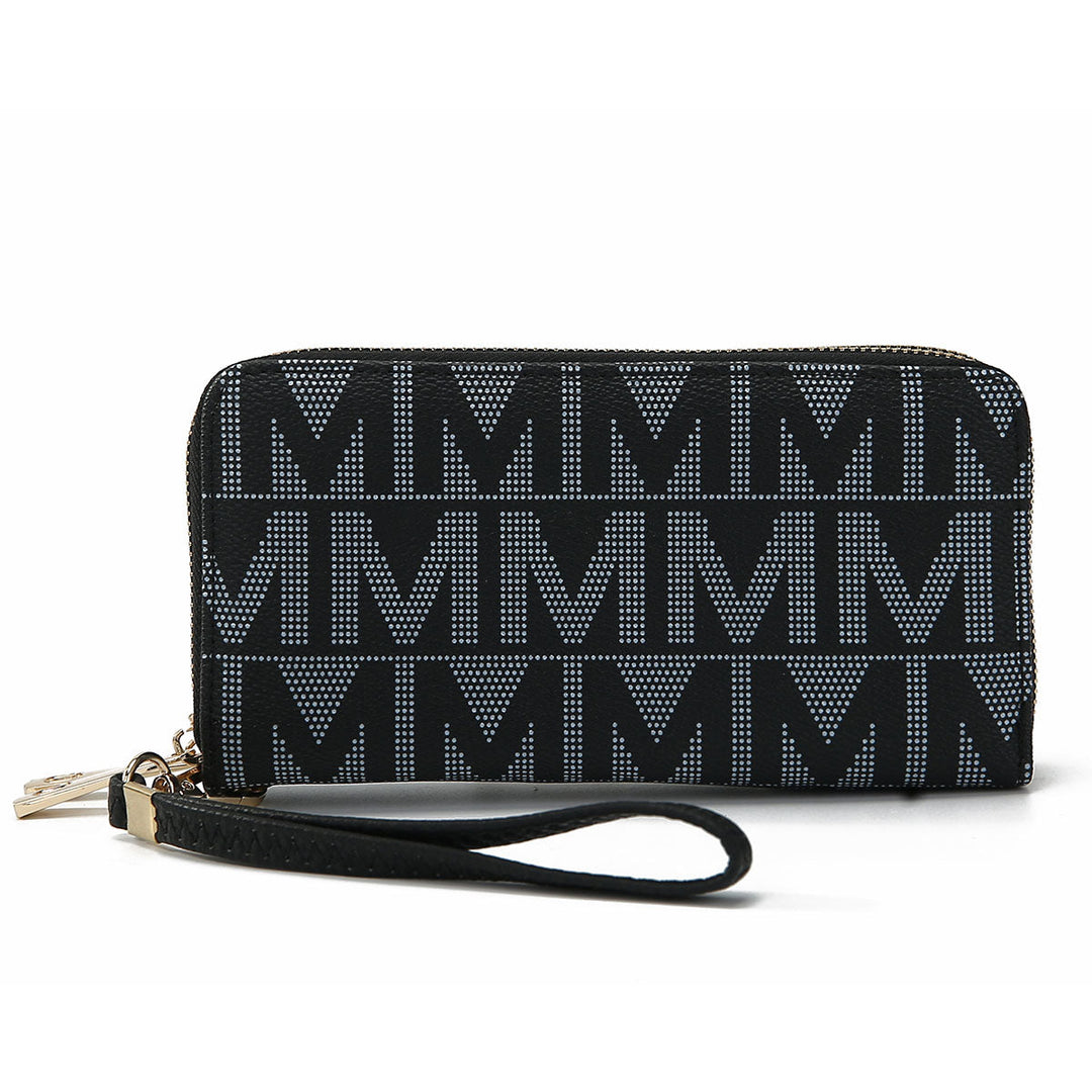 MKFCollection Danielle Signature Wallet - Vegan Leather Designer Handbag Image 3