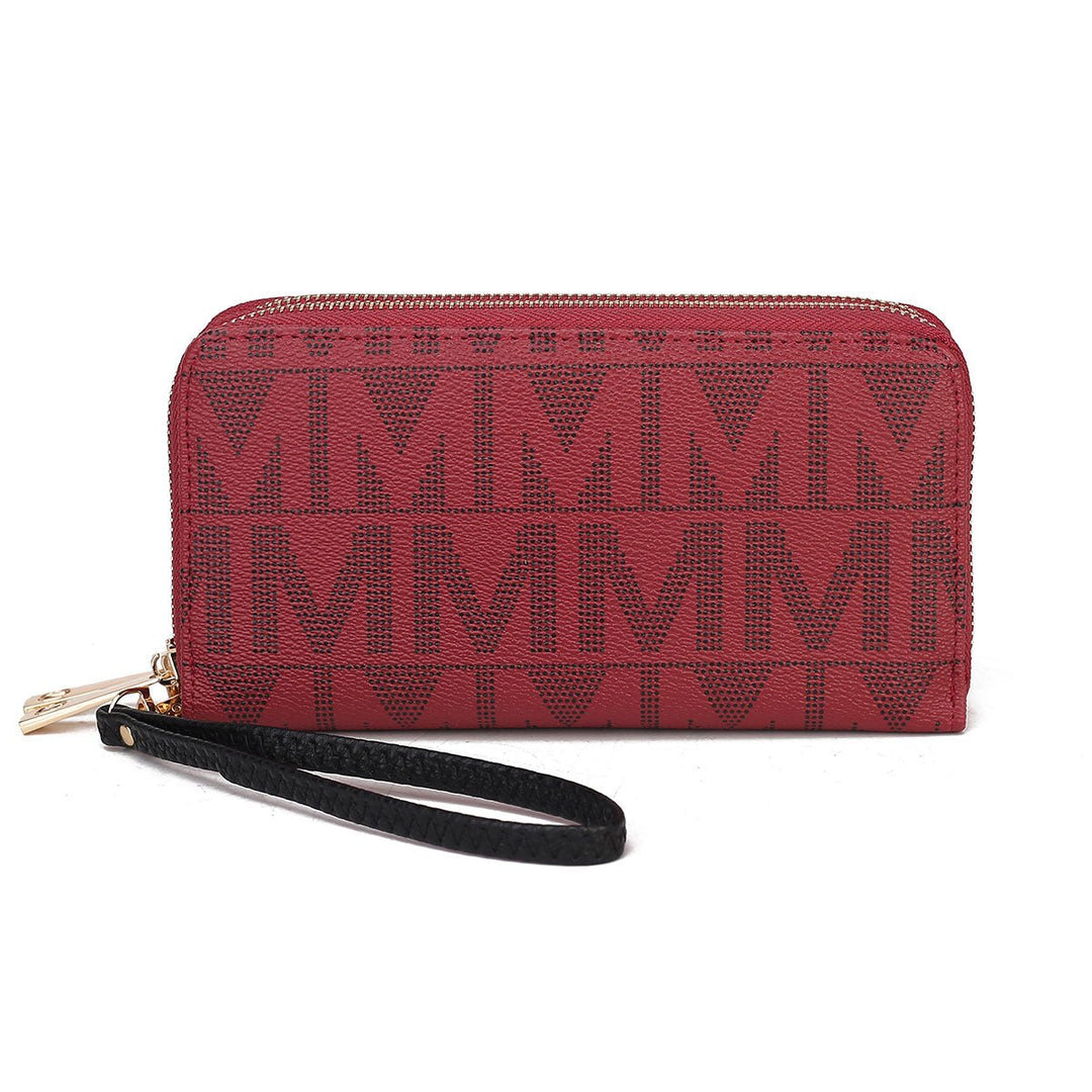 MKFCollection Danielle Signature Wallet - Vegan Leather Designer Handbag Image 9