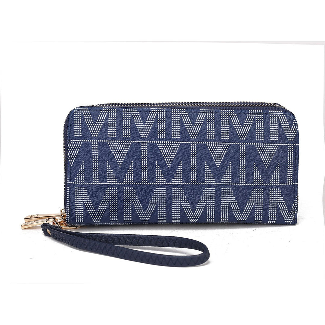 MKFCollection Danielle Signature Wallet - Vegan Leather Designer Handbag Image 1