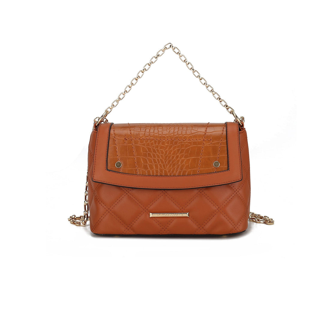 MKFCollection Danna Shoulder Bag - Vegan Leather Designer Handbag Image 1