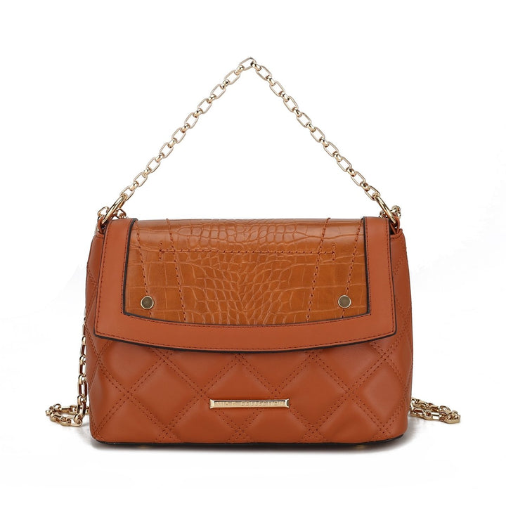 MKFCollection Danna Shoulder Bag - Vegan Leather Designer Handbag Image 3