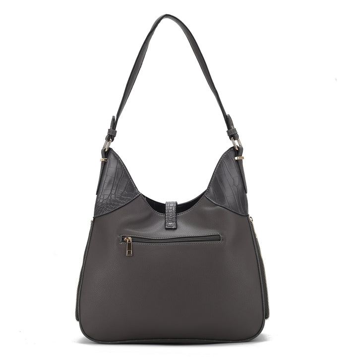 MKFCollection Daphne Shoulder Bag - Vegan Leather Designer Handbag Image 12