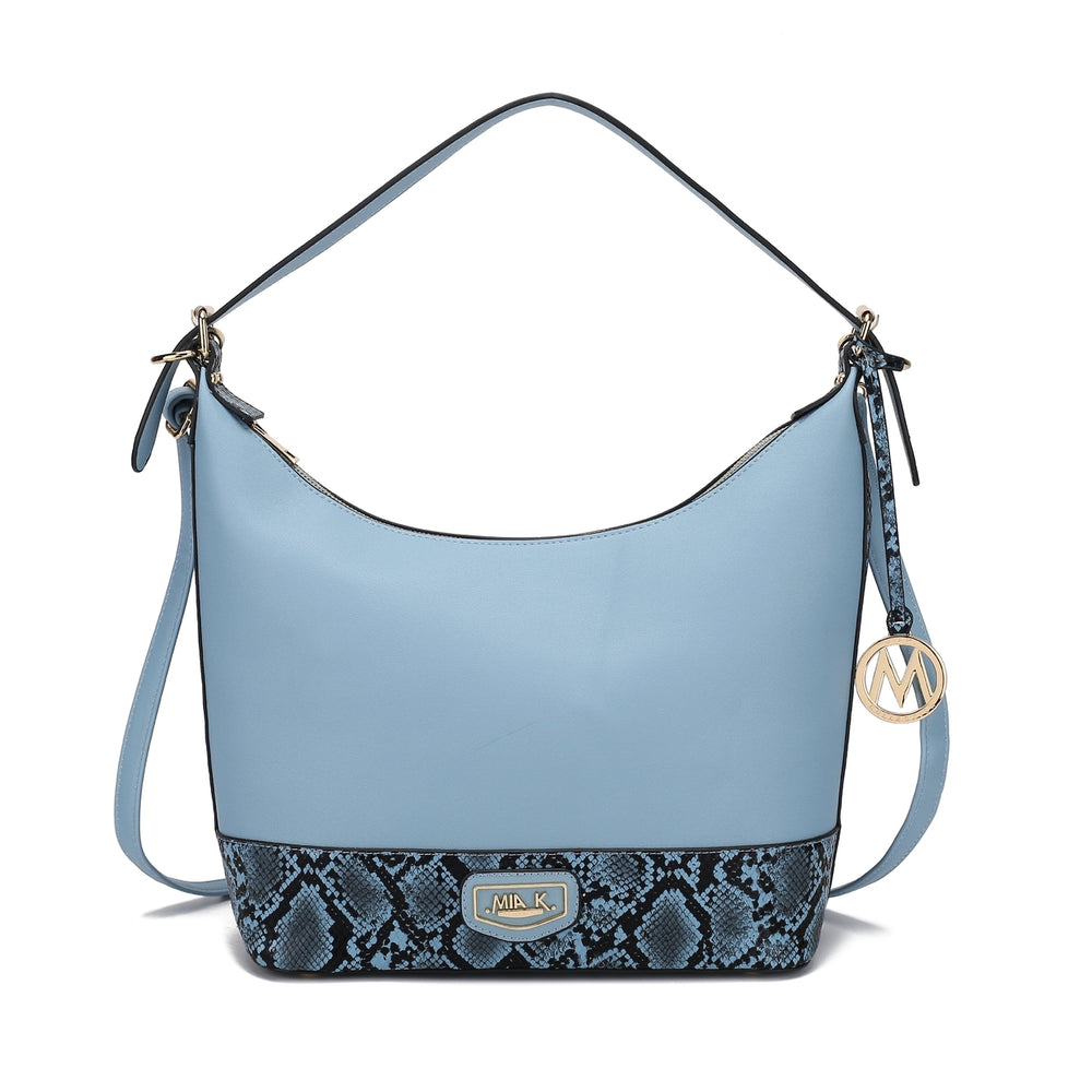 MKFCollection Diana Shoulder Bag - Vegan Leather Designer Handbag Image 2