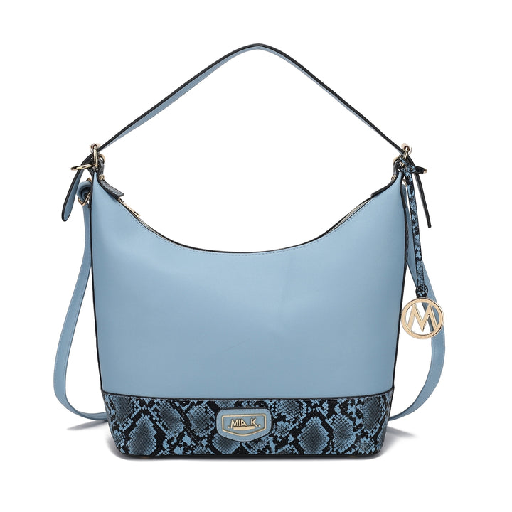 MKFCollection Diana Shoulder Bag - Vegan Leather Designer Handbag Image 2