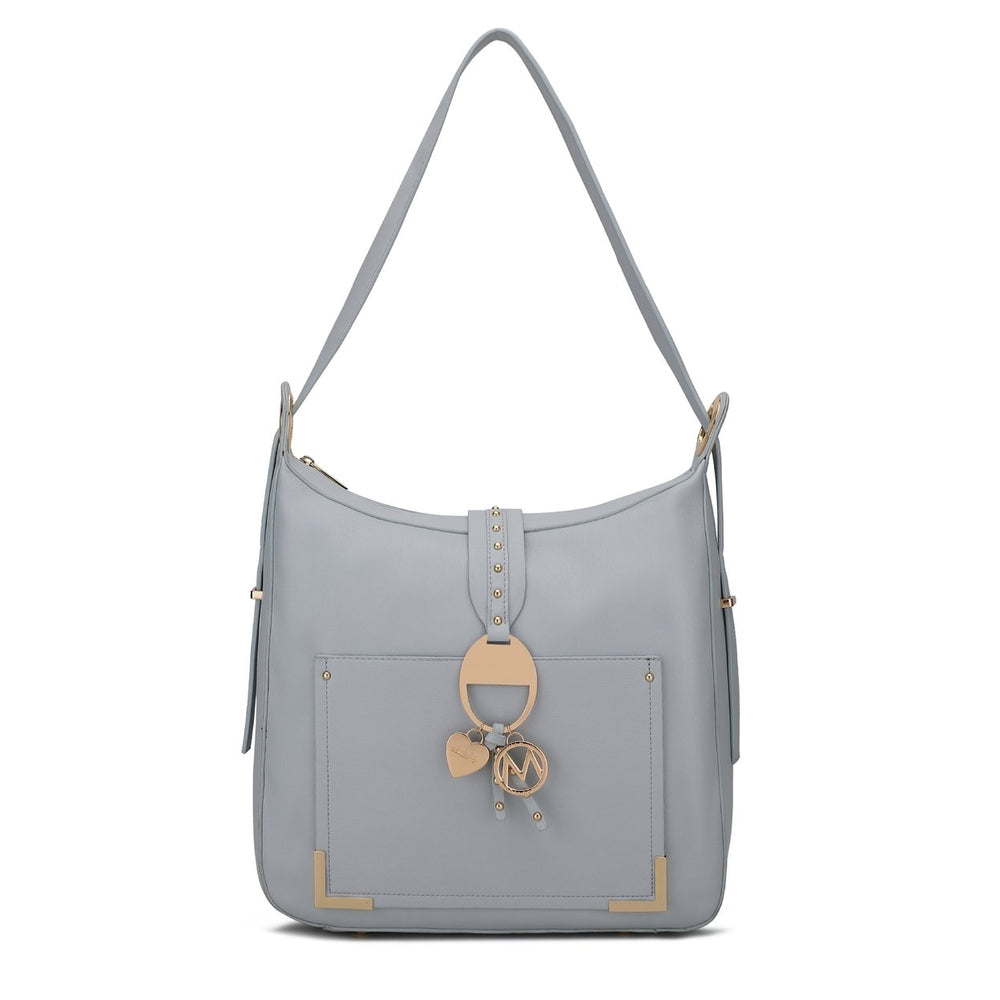 MKFCollection Dinorah Hobo Bag - Vegan Leather Designer Handbag Image 2