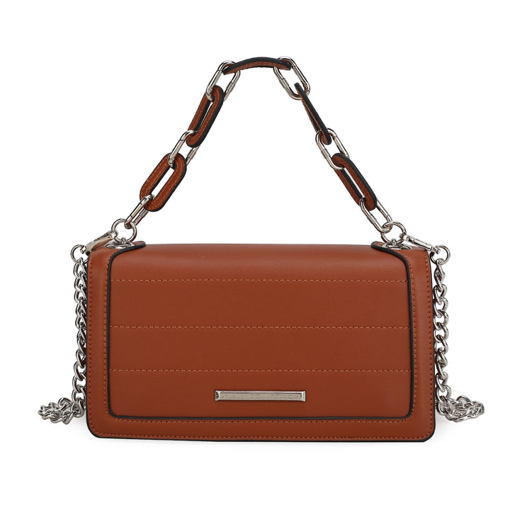 MKFCollection Dora Crossbody Bag - Vegan Leather Designer Handbag Image 4