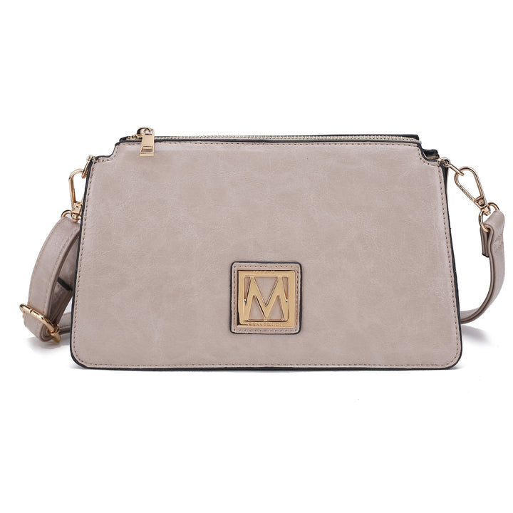 MKFCollection Domitila Shoulder Bag - Vegan Leather Designer Handbag Image 9