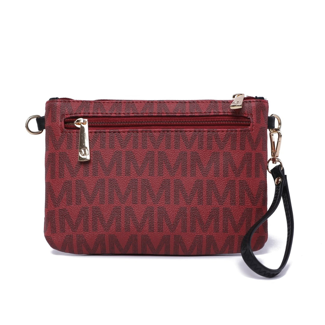 MKFCollection Geneve Signature Phone Crossbody Bag - Vegan Leather Designer Image 12