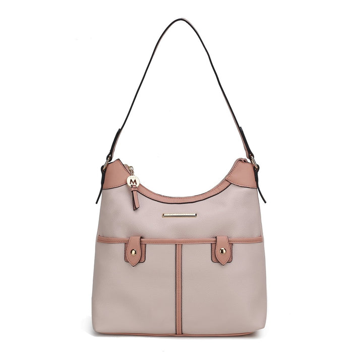 MKFCollection Harper Shoulder Bag - Vegan Leather Designer Handbag Image 6