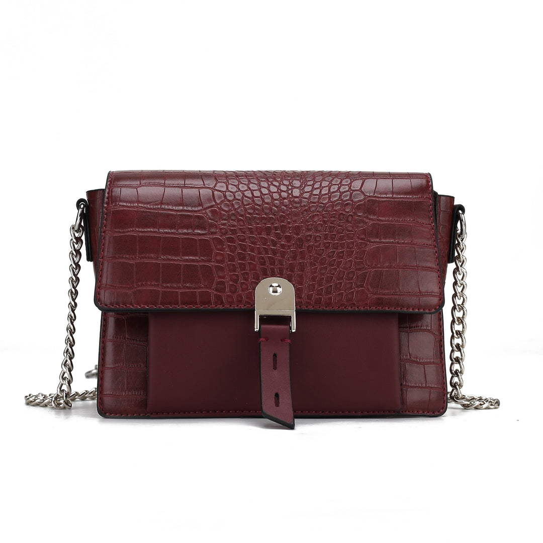 MKFCollection Hope Shoulder Bag - Vegan Leather Designer Handbag Image 3