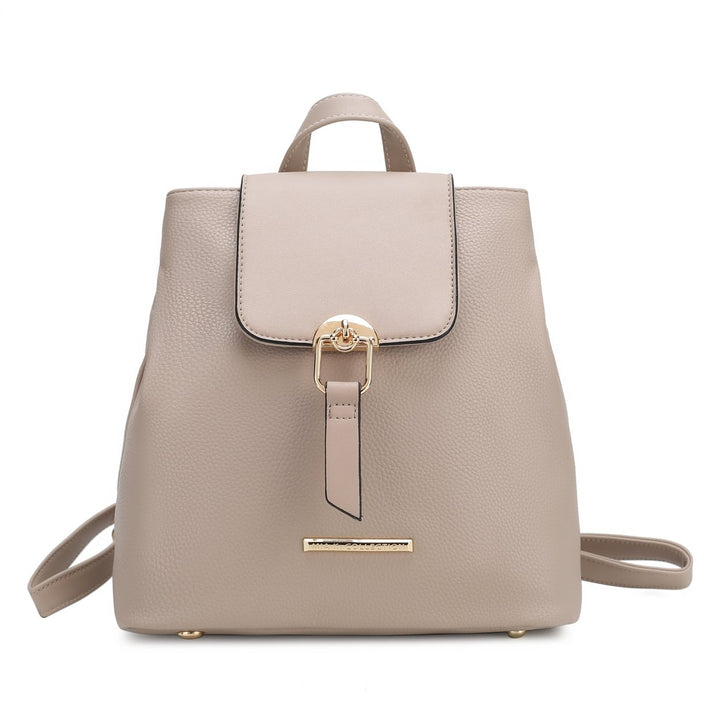 MKFCollection Ingrid Convertible Backpack - Vegan Leather Designer Handbag Image 11