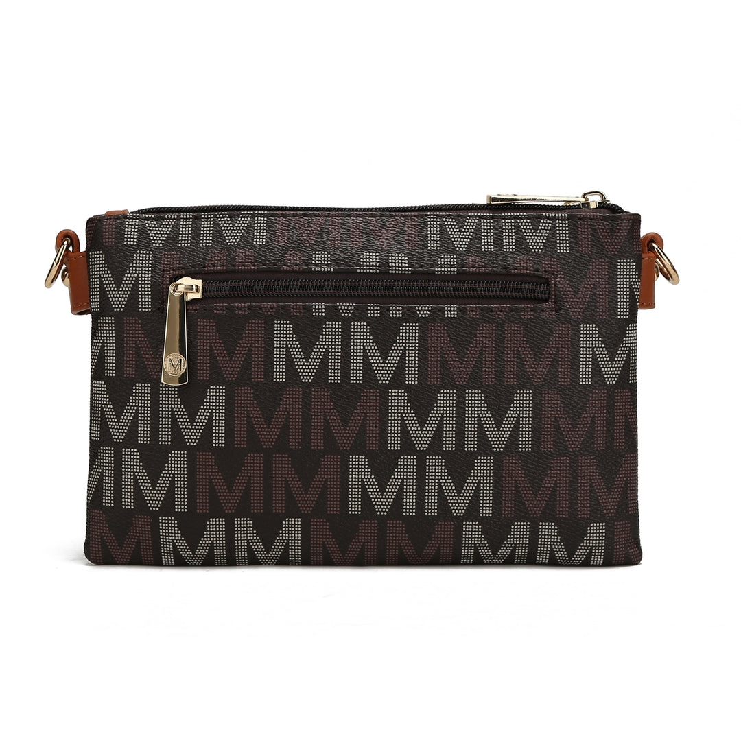 MKFCollection Ishani Signature Crossbody Bag - Vegan Leather Designer Handbag Image 3