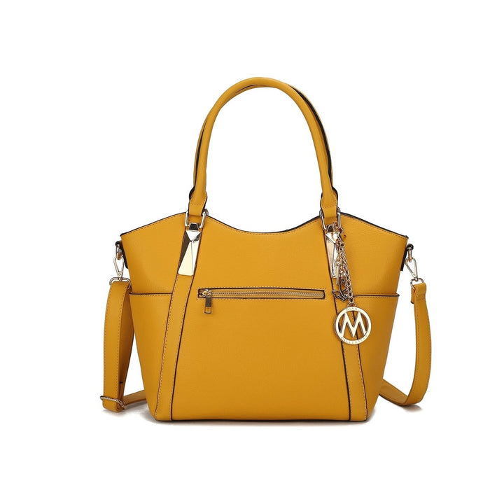 MKFCollection Janise Tote Bag - Vegan Leather Designer Handbag Image 1