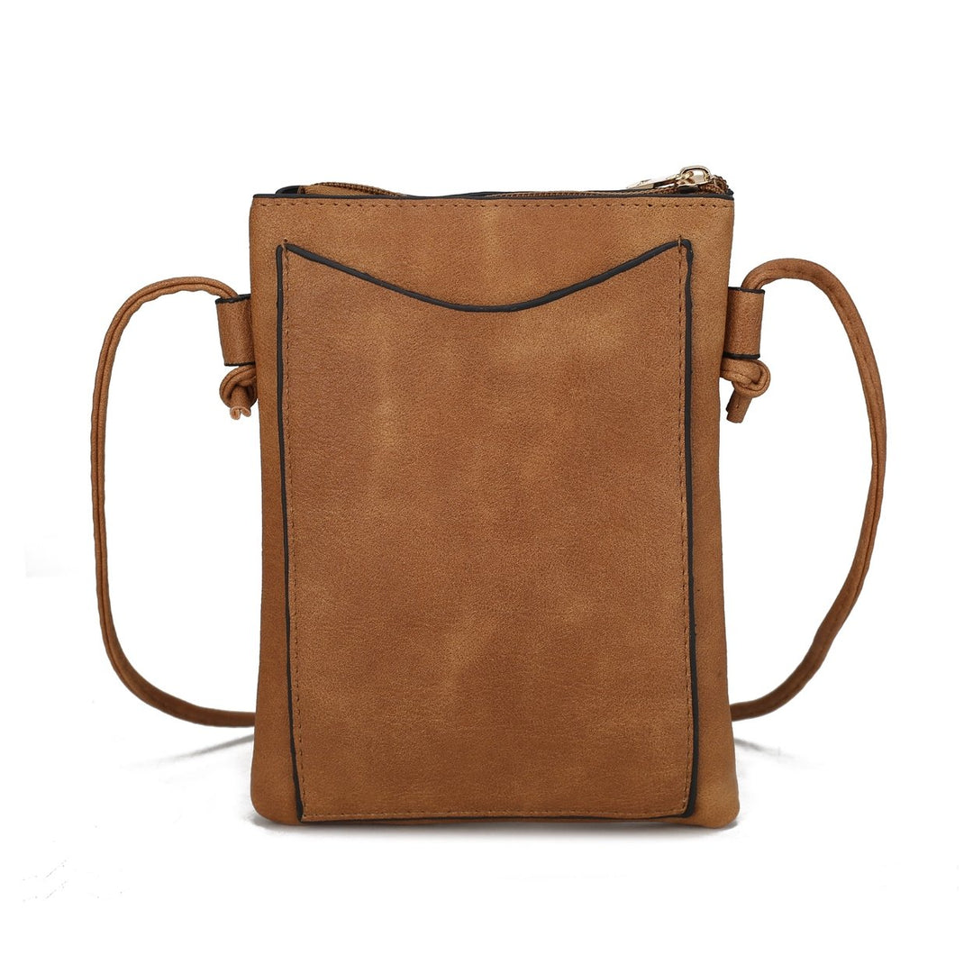 MKFCollection Jana Crossbody Bag - Vegan Leather Designer Handbag Image 3