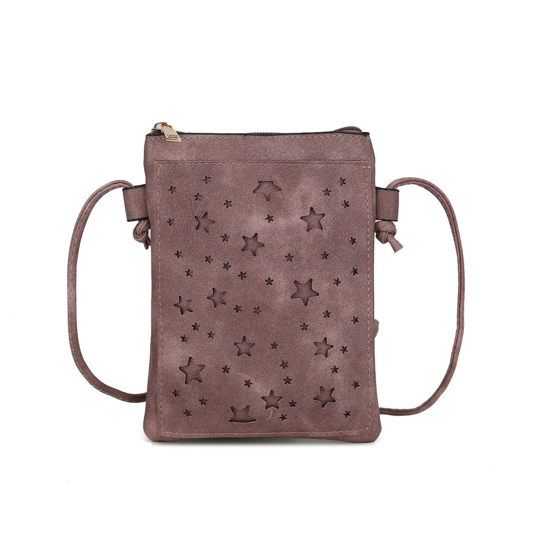 MKFCollection Jana Crossbody Bag - Vegan Leather Designer Handbag Image 7