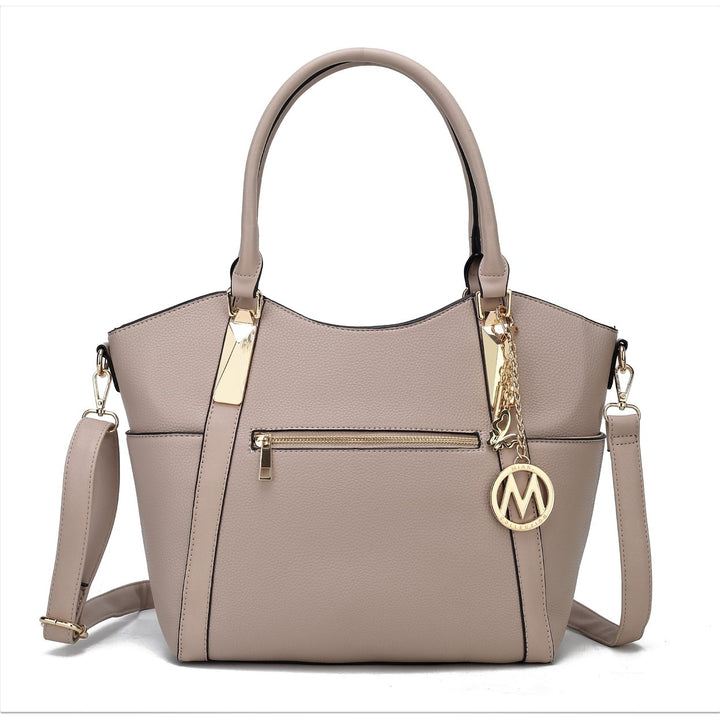 MKFCollection Janise Tote Bag - Vegan Leather Designer Handbag Image 12