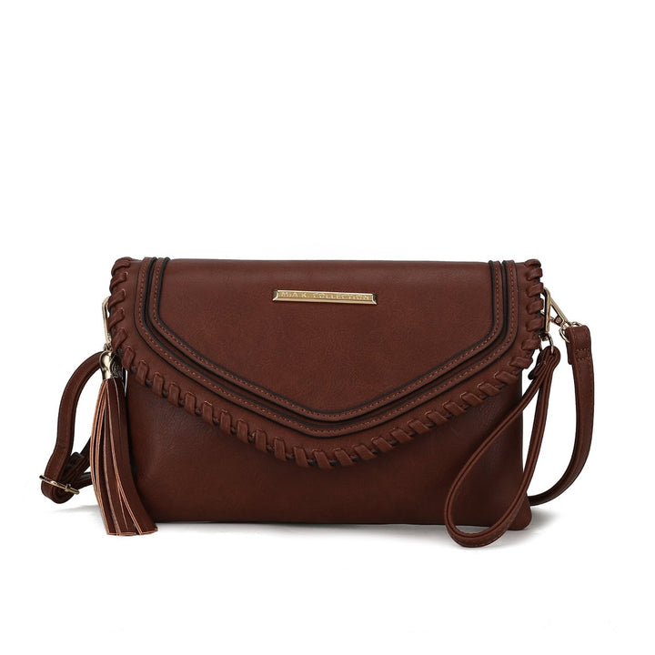 MKFCollection Remi Shoulder Bag - Vegan Leather Designer Handbag Image 6